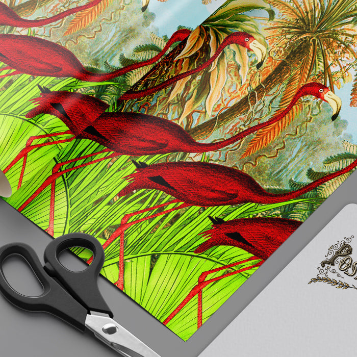 Flamingo Swagger Wrapping Paper Sheets Set of 3 sheets