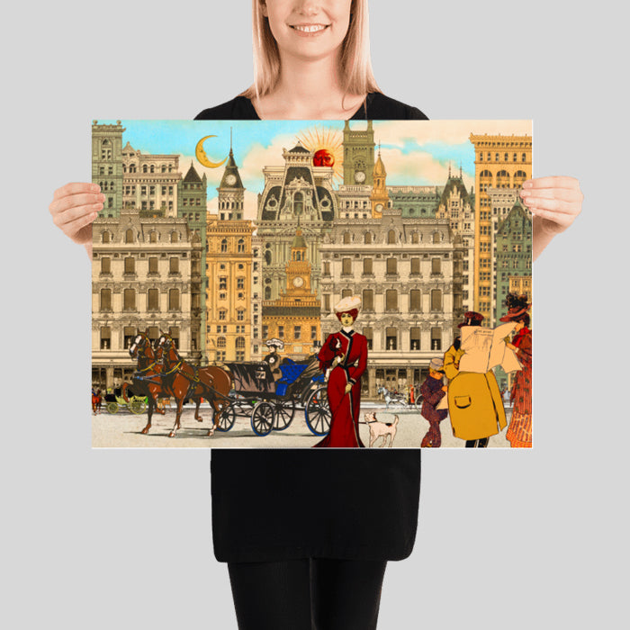 Olde London District Poster Collage