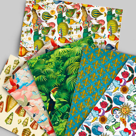 Postcard Set with Envelopes Vintage inspired Postcard