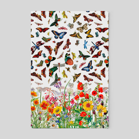 Butterfly Meadow Wall Art Poster Serene Art for your Walls Calming Art Decor