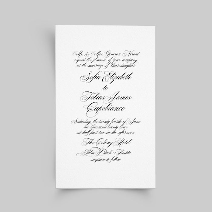 White card with black text on a gray background