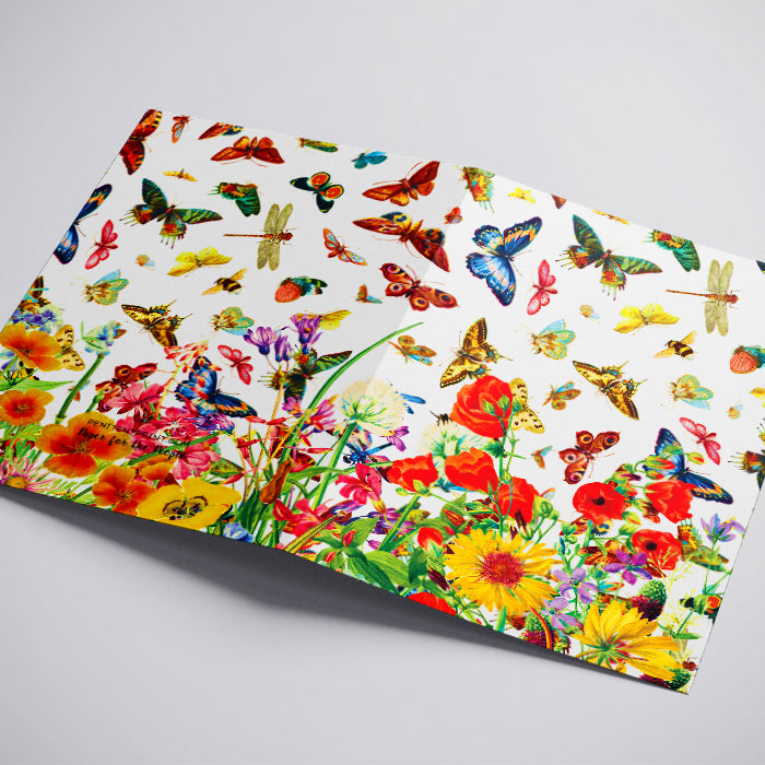 Butterfly Meadow Greeting Card Summertime Surrender Stationery