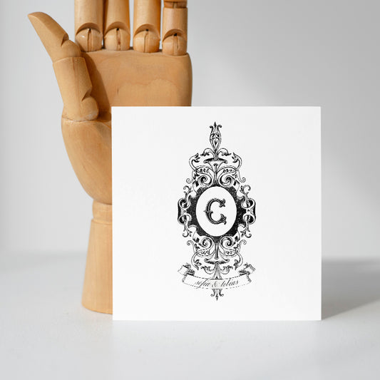 Geraldine Crest A Logo for Any Occasion Anniversary, Quinceañera, Wedding, Special Milestone Birthday DIGITAL FILE VIA EMAIL