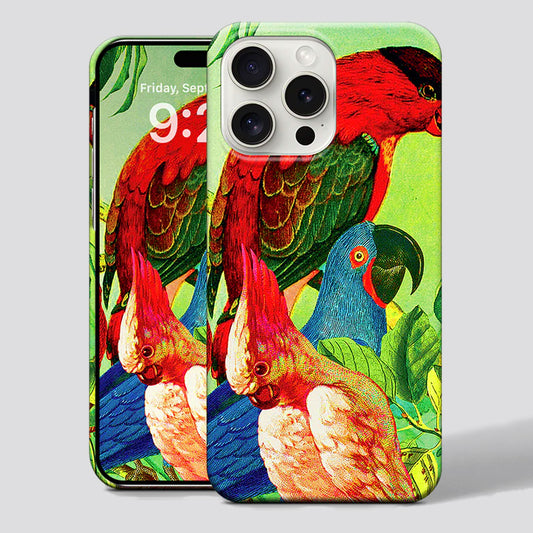 Parrots in the Wild Phone Case for Iphone and Samsung phones