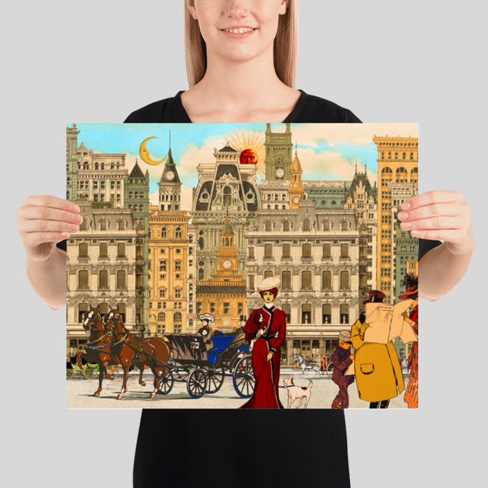 Olde London District Poster Collage