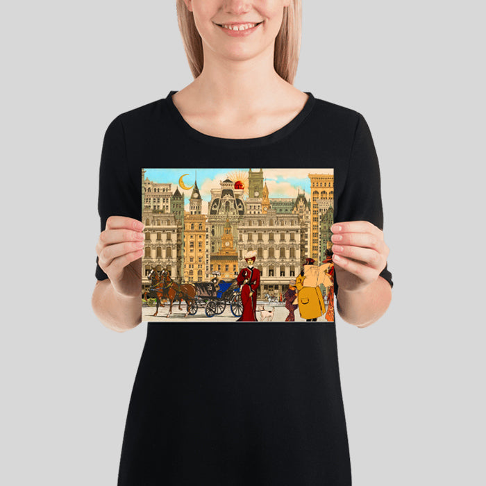 Olde London District Poster Collage