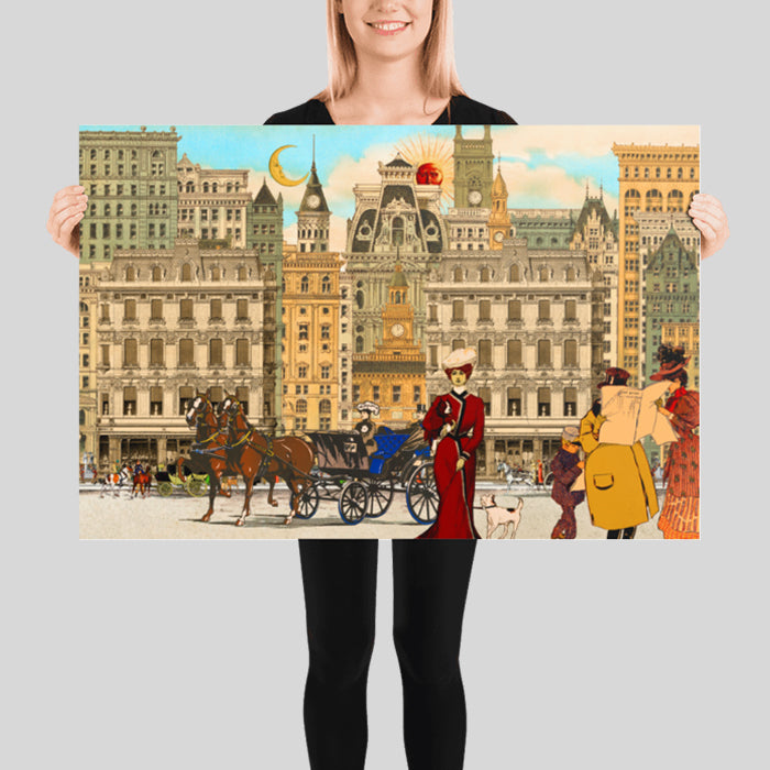 Olde London District Poster Collage