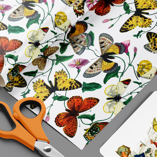 Athalia Butterfly Queen Wrapping Paper Sheets Set of 3 Sheets